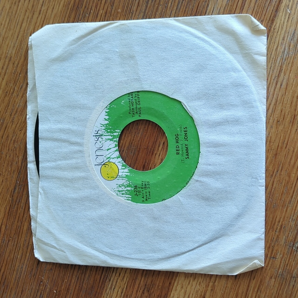 Sammy Jones 45 Record